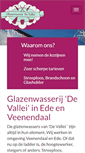 Mobile Screenshot of glazenwasserdevallei.nl